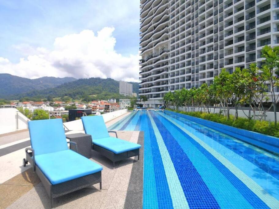 Deluxe Seaview Suite Twin Bed By The Only Bnb Tanjung Tokong Bagian luar foto
